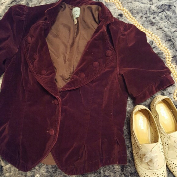 Kimchi Blue Velvet Jacket - Picture 1 of 4
